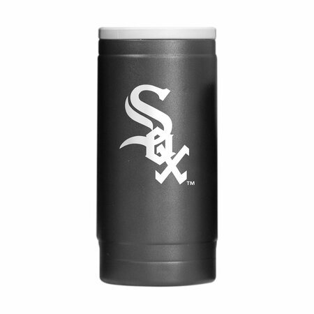 LOGO BRANDS Chicago White Sox Flipside Powder Coat Slim Can Coolie 507-S12PC-34